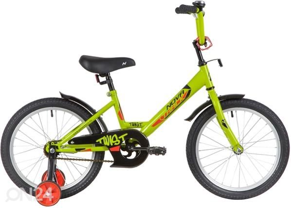 Детский велосипед 18" TWIST Novatrack зеленый