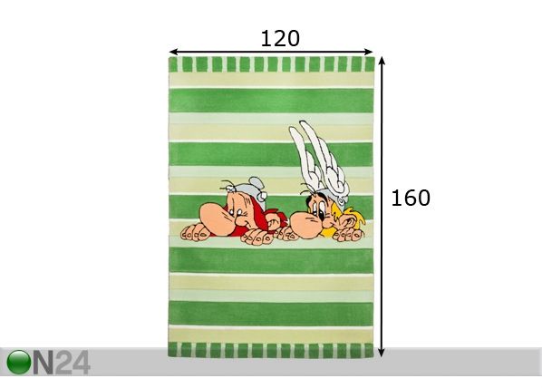 Детский ковер Asterix 120x180cm размеры
