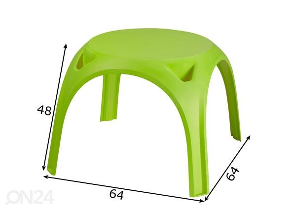Детский стол Keter, зеленый размеры