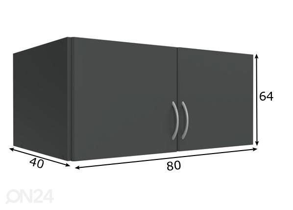 Дополнительный / настенный шкаф MRK 529 80 cm размеры
