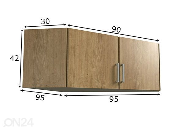 Дополнительный угловой шкаф размеры