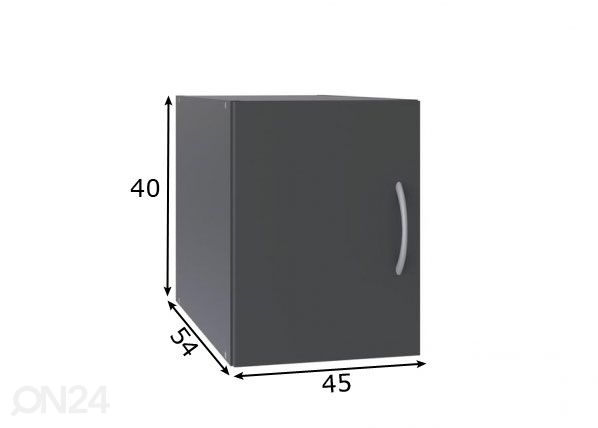 Дополнительный шкаф MRK 595 45 cm размеры