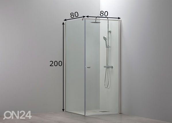 Душевой уголок Faschino 80x80x200 см размеры