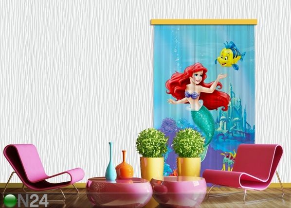 Затемняющая фотоштора Disney Ariel I 140x245 см
