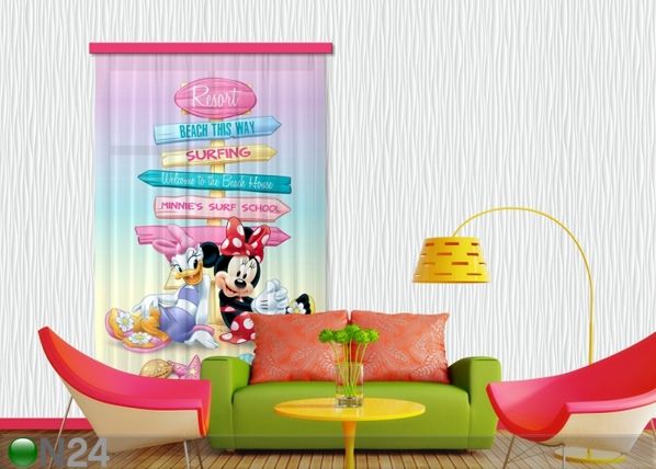 Затемняющая фотоштора Disney Daisy and Minnie 140x245 см