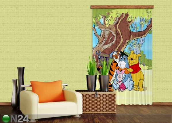 Затемняющая фотоштора Disney Winnie the Pooh and Friends I 140x245 см