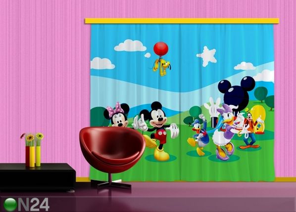 Затемняющее фотошторы Disney Mickey and Friends 280x245 см