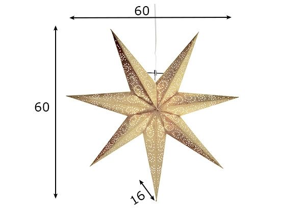 Звезда Antique 60 см размеры