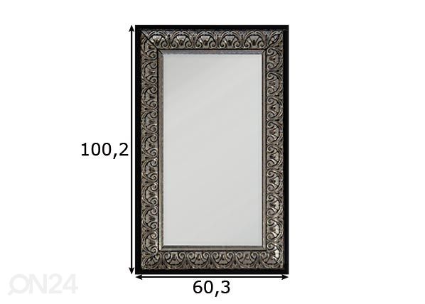 Зеркало 60,3x100,2 см размеры