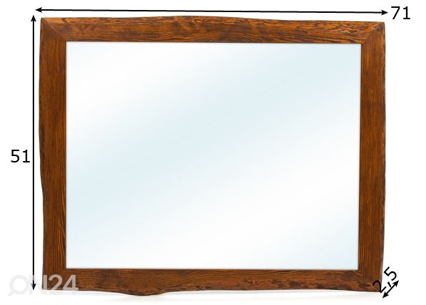 Зеркало 71x51 cm размеры