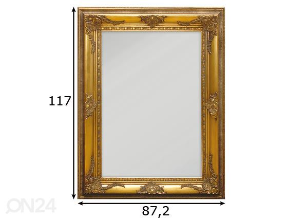 Зеркало 87,2x117 см размеры