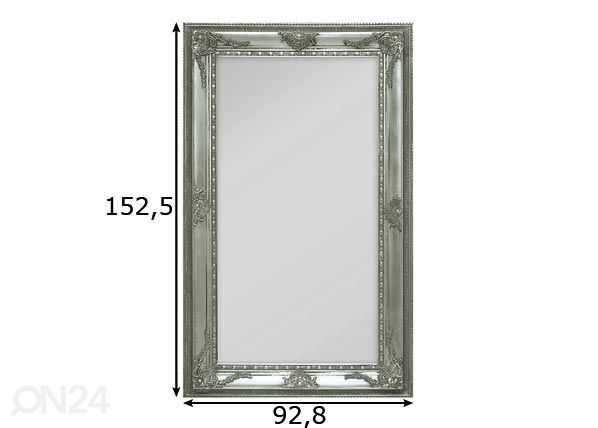 Зеркало Silver 92,8x152,5 см размеры