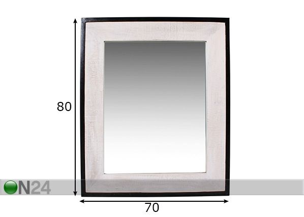 Зеркало White Panama размеры