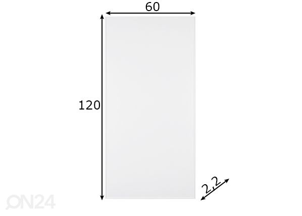 Инфракрасная нагревательная панель PE700-Plus 700 Вт размеры