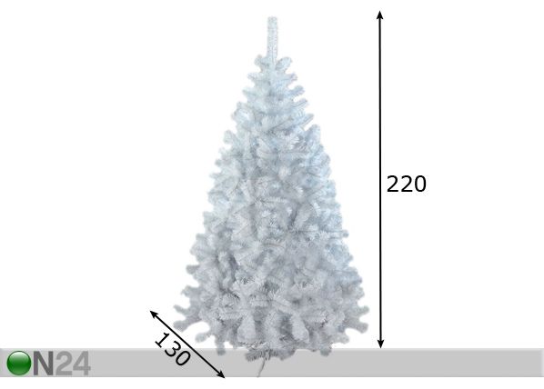 Искусственная елка Белая 220 cm размеры