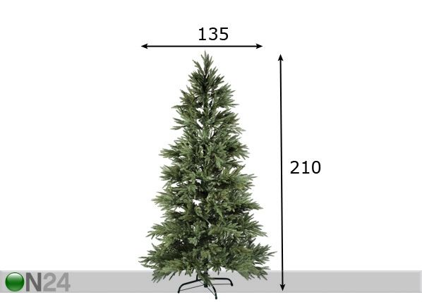 Искусственная елка Alabama 210cm размеры