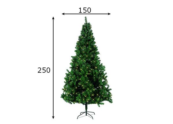 Искусственная елка Nebraska LED 250 cm размеры