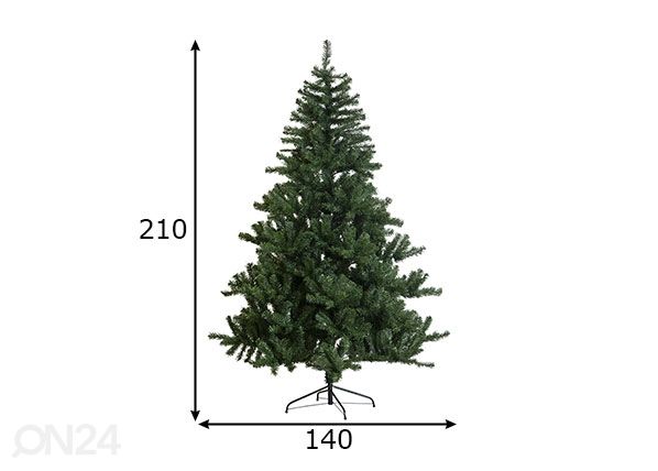 Искусственная елка Quebec 21 см размеры