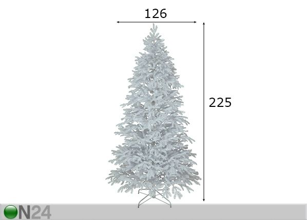 Искусственная елка Ryda 225 см размеры