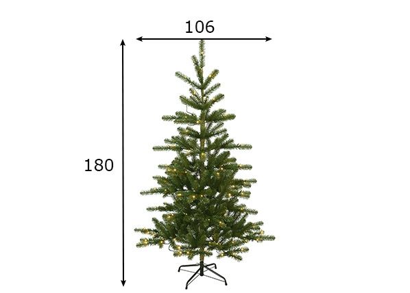 Искусственная елка Visby LED 180 cm размеры