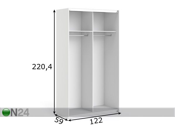 Каркас шкафа Firenze 120 cm размеры