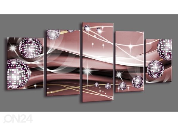 Картина из 5-частей Abstrakt 200x100 cm