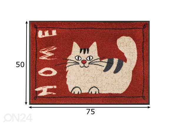 Ковер Catty Home 50x75 cm размеры