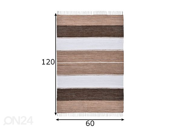 Ковер Happy Design Stripes 60x120 см размеры