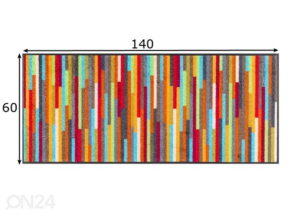 Ковер Mikado Stripes 60x140 см размеры