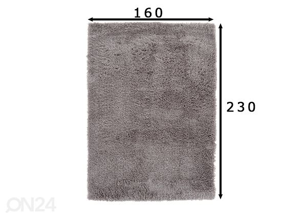 Ковер Rio 160x230 cm, taupe (серо-коричневый) размеры