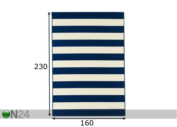 Ковер Stripes 160x230 cm размеры