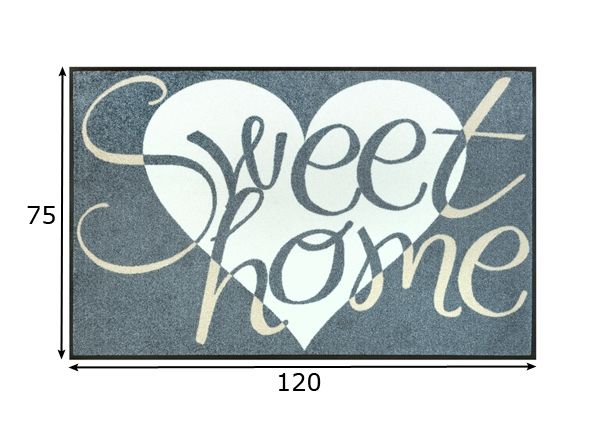 Ковер Sweet Letters 75x120 см размеры