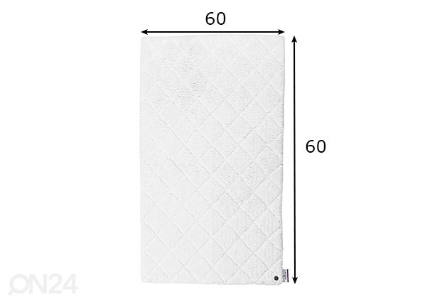 Коврик для ванной Cotton Pattern 60x60 см размеры