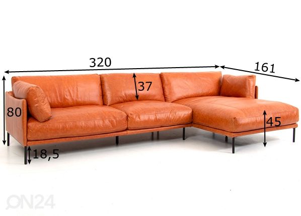 Кожаный угловой диван размеры