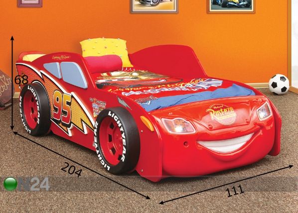 Комплект детской кровати McQueen 90x180 cm размеры