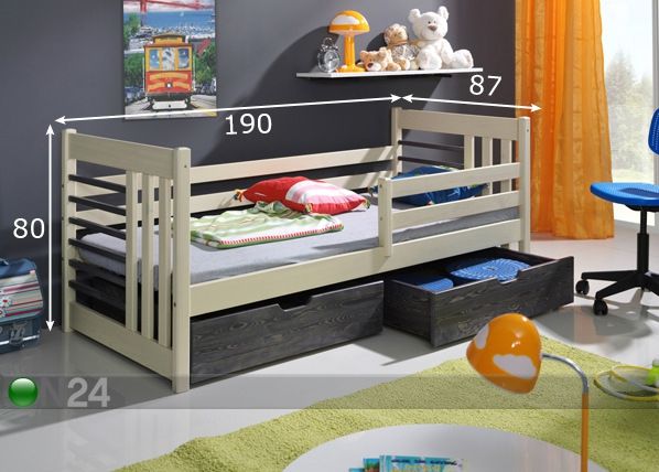 Комплект кровати Otyla 80x180 cm размеры