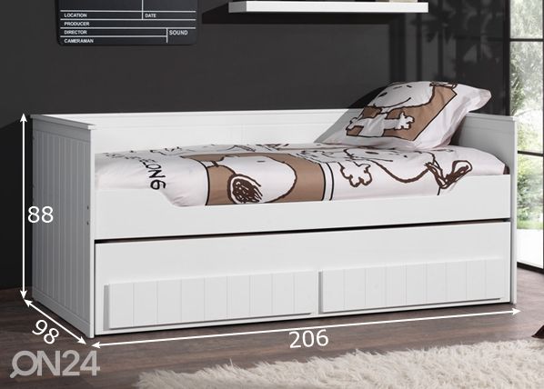 Комплект кровати Robin-VIP 90x200 cm размеры