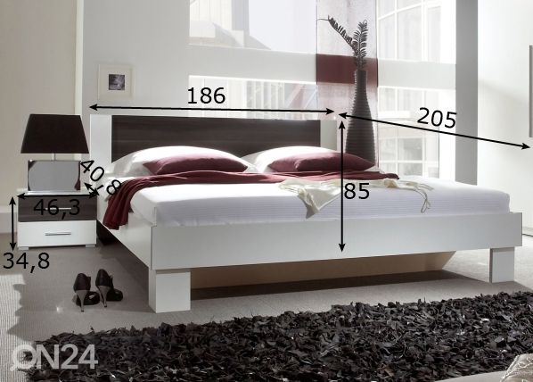 Комплект спальной комнаты 180x200 cm размеры