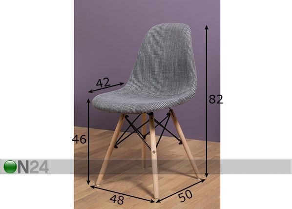 Комплект стульев Lana, 2 шт размеры