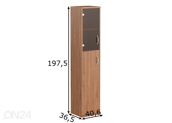 Конторский шкаф / шкаф-витрина Imago размеры