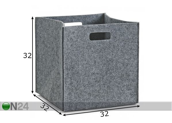 Коробка для хранения из войлока размеры