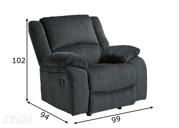 Кресло recliner размеры