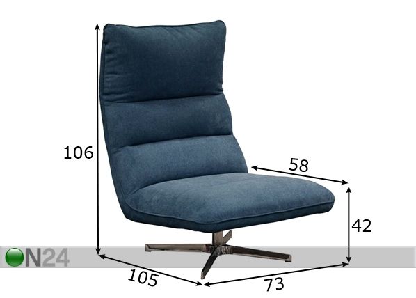 Кресло Spicy A3 размеры