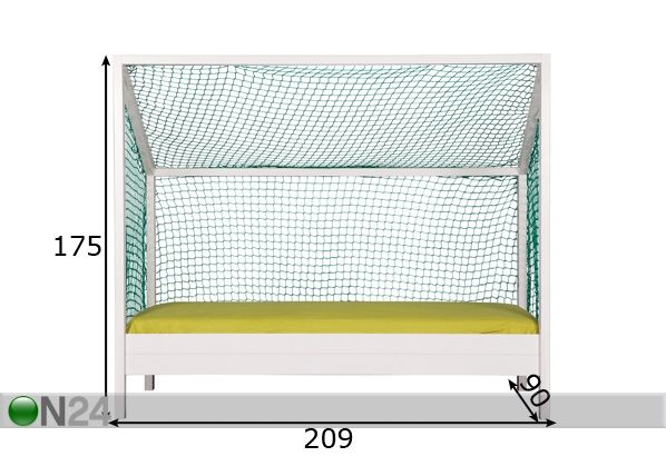 Кровать Футбол 90x200 cm размеры