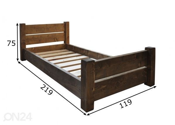 Кровать 100x200 cm размеры