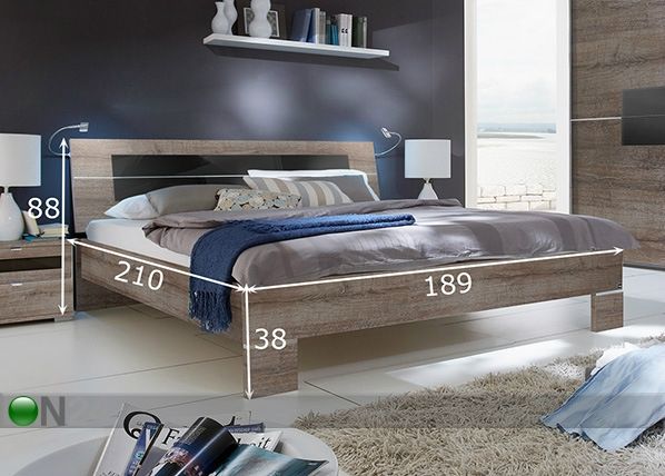 Кровать Advantage 180x200 cm размеры