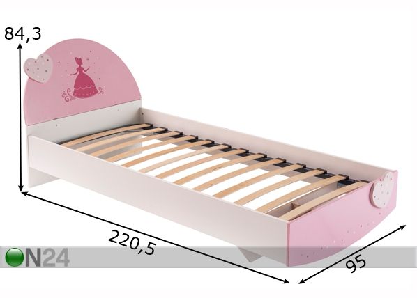 Кровать Anastasia 90x200 cm размеры