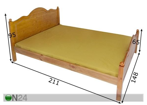 Кровать Ann 140x200 см размеры