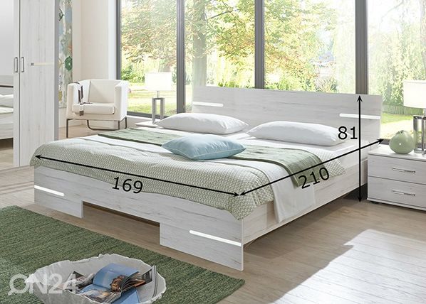 Кровать Anna 160x200 cm размеры