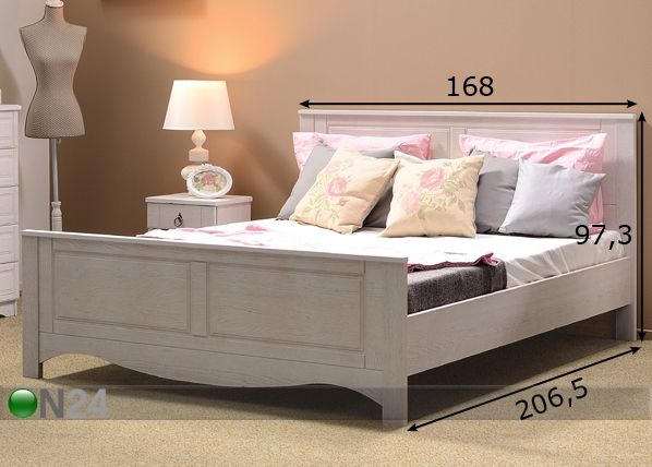 Кровать Blanca 160x200 cm размеры